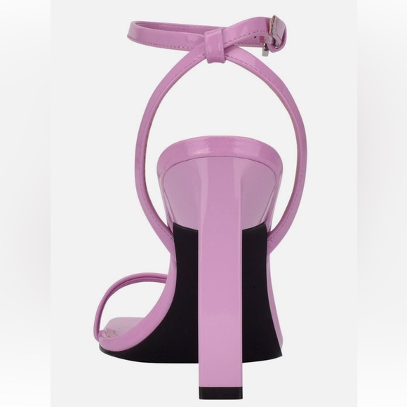 NWOT MARC FISHER LTD Arthur Women’s Patent Leather Ankle Strap Heeled Sandal - Picture 3 of 15